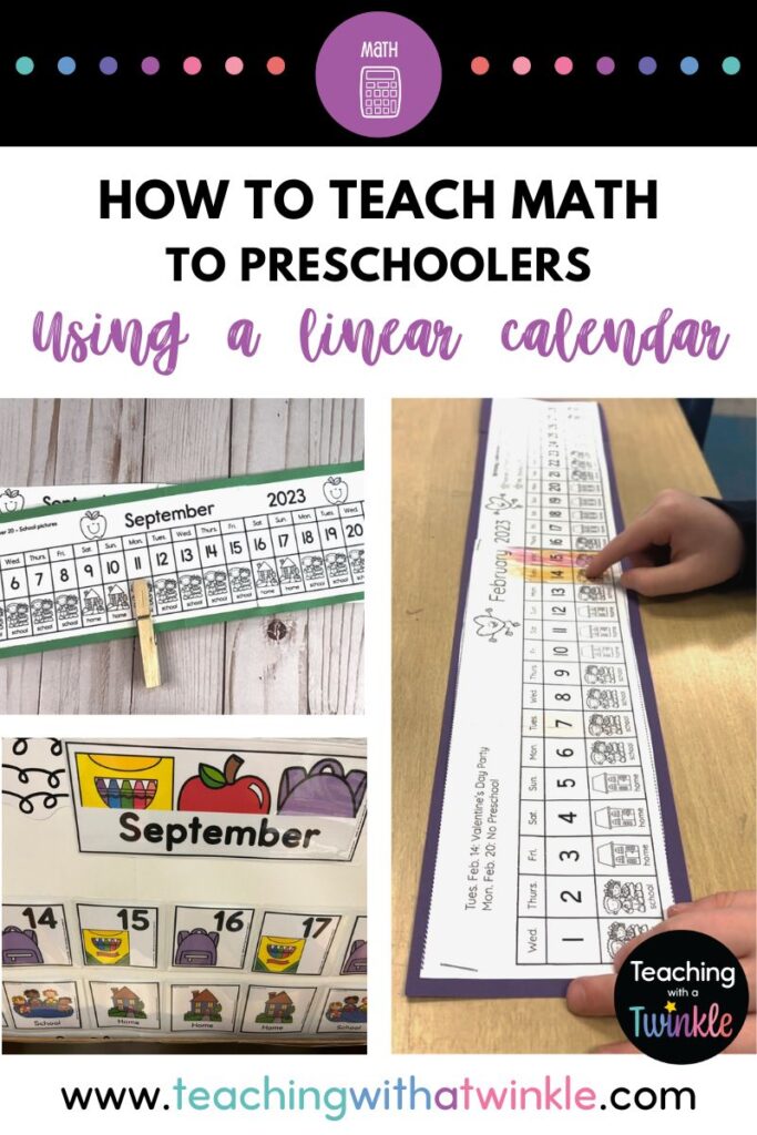 images of linear calendars